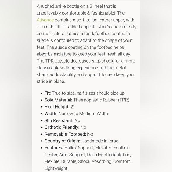 NAOT Advance Ankle Boots Handmade in Israel - Picture 14 of 15